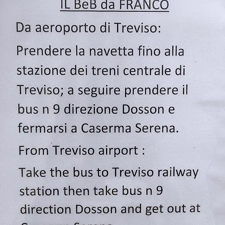 Bed & Breakfast Da Franco 3*